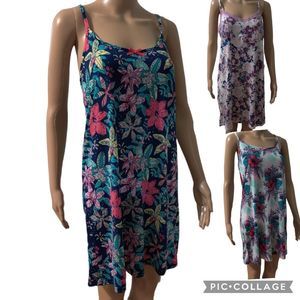 Carisma floral print nightdresses sleepwear nightgowns size medium set of 3